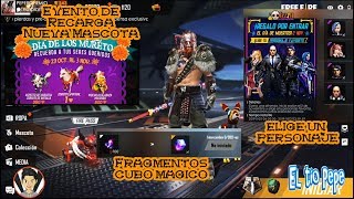 DIA DE MUERTOS FREE FIRE - 2 NOVIEMBRE - MASCOTA ZORRITO ESPIRITUAL - FRAGMENTOS CUBO MAGICO