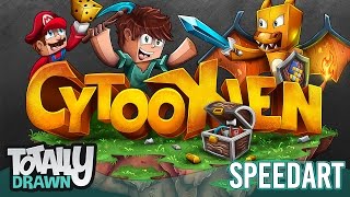 Minecraft SpeedArt: Cytooxien Server Logo | TotallyDrawn