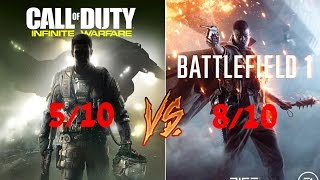 Моё мнение про Новые Battlefield 1 и Call of Duty: Infinite Warfare Reveal .