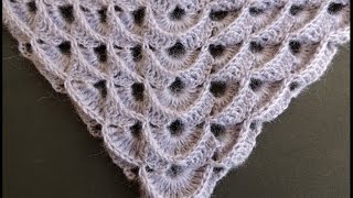 Crochet : Punto en V en Relieve