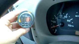 Funcionamento de Conta Giros digital para carros e motos.