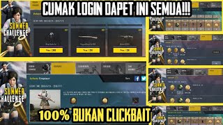 BIG EVENT! TINGGAL LOGIN DAPET SEMUA ITEM | PUBG MOBILE