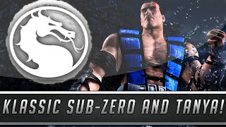 Mortal Kombat X: New MK3 Sub Zero & Klassic Tanya Skins/Costumes Mod Gameplay! (PC Mod Showcase)