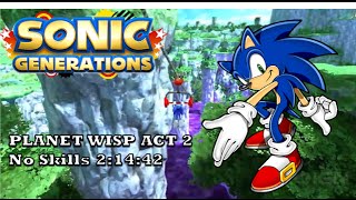 Sonic Generations Planet Wisp Act 2 2:14:42 (No Skills)