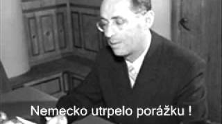 Jurij Levitan ohlasuje koniec druhej svetovej vojny