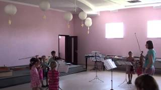 урок скрипки ( младшая группа )