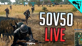 50 V 50 BATTLEGROUNDS - Player Unknown's Battlegrounds Gameplay
