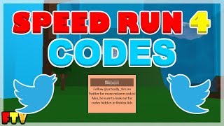 ROBLOX Speed Run 4 Codes