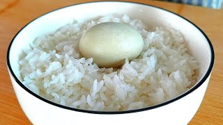 【小穎美食】我家剩米飯從不2次蒸，加1個雞蛋，不用烙不用蒸，出鍋比吃肉還香