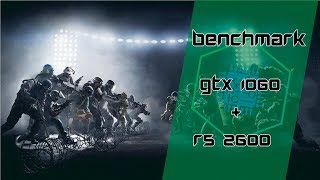 GTX 1060 6GB + Ryzen5 2600 - Rainbow Six Siege ‹ GamerPC › BR