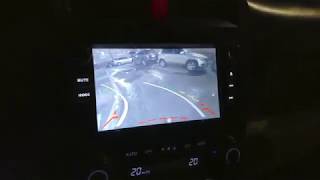 Новая камера заднего вида с динамической разметкой на Honda CR-V (RE)