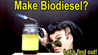Make "Biodiesel"? Let’s find out! Diesel vs Biodiesel, Used Motor Oil, Vegetable Oil