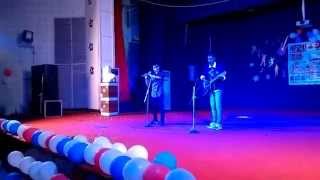 Fresher's party 2015.... mashup on guitar and flute - by Arpan Kayastha & Ranveer Singh
