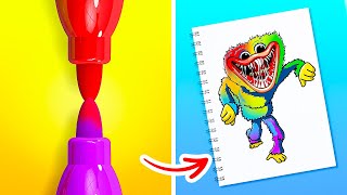TRIK SENI KREATIF DAN TIPS MELUKIS || Kiat Keren untuk Seniman Sejati oleh 123 GO Like!