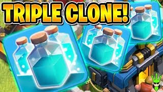 TRIPLE CLONE LALOON SMASHES! - Let's Play TH12 - Clash of Clans