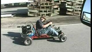 SKULL GARAGE...COLTONS  NITROUS GO KART/BURNOUT
