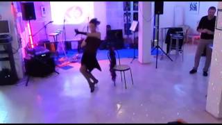 Danse Sandy Dynamite "  La vie en rose " L'Atelier 81 ,2015 ,nice.