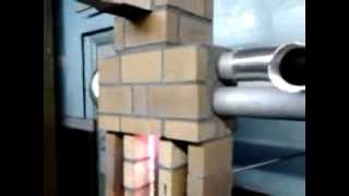 Новая печка на отработке,ни грамма сварки.Use of waste oil in the oven.
