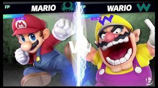 Super Smash Bros Ultimate Amiibo Fights   Request #10002 Mario vs Wario