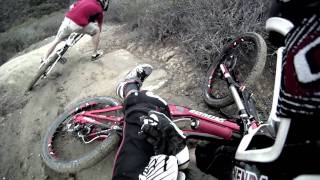 Aliso Woods: 5 Oakes in the Rain with CRASHES