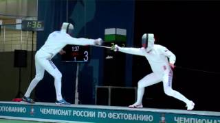 Финал. Сергей Ходос - Павел Сухов. Шпага мужчины личные.
