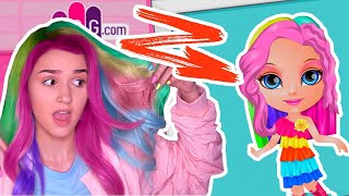 Покрасила волосы в РАДУЖНЫЙ / Новая Прическа // Ева Миллер