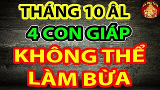 Thầy Tử Vi Cảnh Báo 4 Con Giáp Gặp ĐẠI HẠN Tiền Bạc DỄ MẤT Trong Tháng 10 ÂL