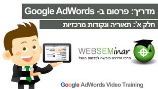 מדריך: איך לפרסם ב- Google AdWords חלק א': תיאוריה ונקודות מרכזיות 2013-2014