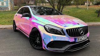 KAFALAR KARIŞIK GALASI /// HOLOGRAM Mercedes A45 AMG