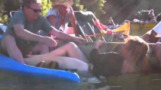 Drunk canoe girl