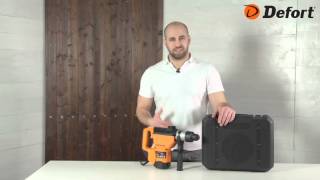 Обзор перфоратора DEFORT DRH-1100-K