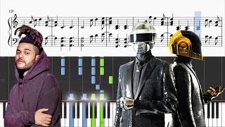 Can't Feel My Face / Get Lucky - Advanced Piano Mix (Tutorial + SHEETS)