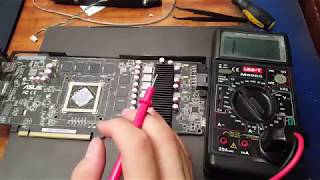 Диагностика видеокарты Asus Radeon HD5830 с нетипичной неисправностью