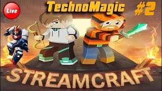 ? Стрим на сервере Лололошки. Строим замок на TechnoMagic. Выживание с модами #2