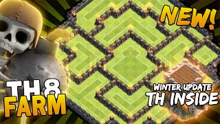 Th8 Farming Base Winter Update | Town Hall Inside