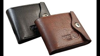 Мужской кожаный кошелек Coheart с Aliexpress (распаковка и отзыв)