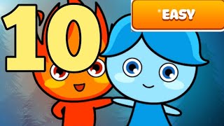 LuckyBoy And PrettyGirl Easy Mode Level 10 Android Crystal Temple Maze