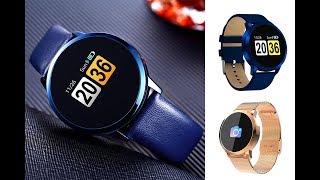 Newwear Q8 0 95 inch OLED Color Screen Blood Pressure Heart Rate Smart Watch for Android iOS   Black