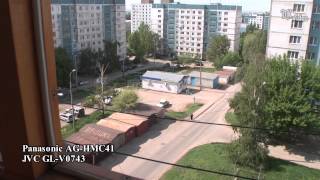 Panasonic AG-HMC41 и широкоугольный конвертер JVC GL-V0743