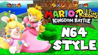 Mario + Rabbids Kingdom Battle: Mid Boss Mayhem NINTENDO 64 STYLE