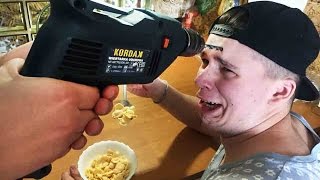 Prank Revenge: The Drill Joke. Прикол над другом