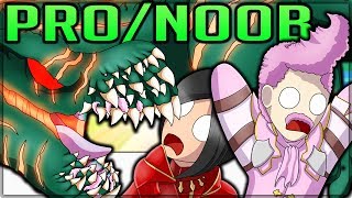 POWER OVERWHELMING - Pro and Noob VS Monster Hunter World Multiplayer! (Deviljho Find and Fight)