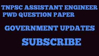 TNPSC AE/AD PREVIOUS QUESTION PAPER MECHANICAL