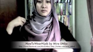 How To Wear Simple Hijab ( beginner/quick hijab style ) by Mira Uttika Che Abdullah