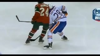 Matt Dumba Hit on Lauri Korpikoski (10/27/15)