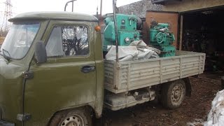 УАЗ головастик и токарный станок 1А 616