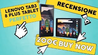 Lenovo Tab3 8 PLUS (P8 Tab TB-8703F): Recensione