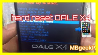 hard reset OALE X4 X3