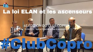 Club Copro - Loi ELAN et les ascenseurs en copropriété