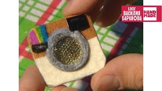 Брошь «Инстаграм» / Brooch «Instagram» / DIY / ПОДЕЛКА